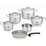 Bộ nồi Fissler Pure Collection 6 món kèm 1 chảo chống dính 24cm