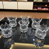 Đế chân nến pha lê hình sen NACHTMANN AMARIS