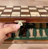 Bộ cờ vua ALBATROS Hoàng gia quốc tế làm bằng tay