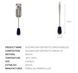 Chổi cọ toilet sillymann silicon made in Korean