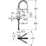 Vòi chậu rửa bát GROHE Single Lever Sink Tap 30361000