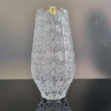 Lọ Hoa Pha Mài M57 Bohemia Lục Bình 25cm - Sản xuất tại Tiệp Khắc