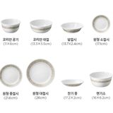 Bộ bát đĩa gốm thủy tinh Corelle 34 món