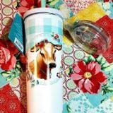 Cốc giữ nhiệt hình con vật The Pioneer Woman Gingham Cow