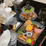 Khay pha lê có nắp Dublin