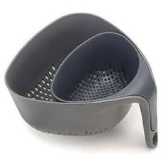 Bộ 2 rổ có tay cầm Joseph Joseph 40094 Colander Nest Nest™ màu xám