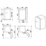 Tủ lạnh Smeg Fab10 122L