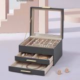 Hộp bảo quản đồng hồ/trang sức Songmics