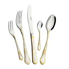  Bộ dao dĩa Mulex Rococo 30 món mạ vàng Germany 