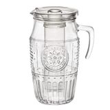 Bình Detox/ bình nước thủy tinh Bormioli Rocco có lõi đựng đá  1,8L