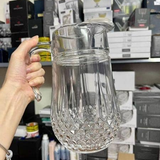 Bộ bình nước và cốc uống rượu Longchamp Cristal D’Arques