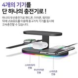 Bộ sạc không dây khử trùng bằng tia cực tím Latz 4in1