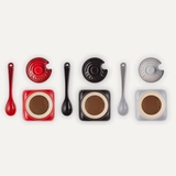 Bộ 3 hũ đựng sốt gia vị mini Le Creuset kèm thìa