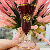 Bộ bình rượu pha lê Ruby tinh tế