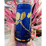 Bộ bình cốc pha lê xanh ngọc