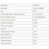 Bếp từ Bosch PUJ61RBB5E - 3 vùng nấu Serie 4 - Model 2022