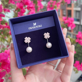 Khuyên tai cỏ 4 lá Ngọc trai