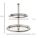 Kệ bánh 2 tầng Edzard 17cm và 22cm