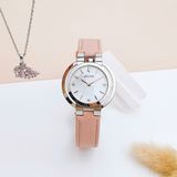 Đồng hồ thời trang Bulova Women's Quartz Diamond Accent Pink
