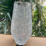 Lọ Hoa Pha Mài M57 Bohemia Lục Bình 25cm - Sản xuất tại Tiệp Khắc