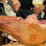 Thịt heo muối mini Jamon Curado Espana Tây ban nha 1kg