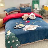 Bộ 5 món chăn ga gối tặng gối Decor