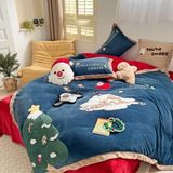 Bộ 5 món chăn ga gối tặng gối Decor