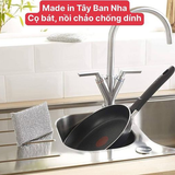 Miếng rửa bát, cọ nồi chảo chống dính Spontex Brilliant Made in Spain