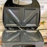 Máy nướng bánh mỳ sandwich Clatronic ST3477 màu đen