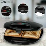 Máy nướng bánh mỳ sandwich Clatronic ST3477 màu đen