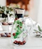 Bình thủy tinh pha lê viền bạch kim Edzard Johnny 1.8L