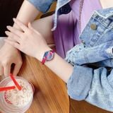 Đồng hồ Calvin Klein màu sắc vô cùng xuất sắc dây đỏ mặt xanh