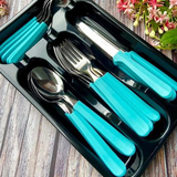 Bộ dao thìa dĩa bàn ăn Tramontina Tulum 25 món