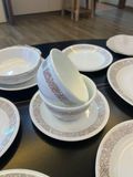 Bộ bát đĩa gốm thủy tinh Corelle 34 món