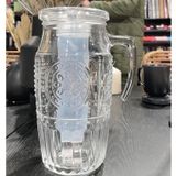 Bình Detox/ bình nước thủy tinh Bormioli Rocco có lõi đựng đá  1,8L