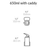 Bình chiết xà phòng kèm caddie để miếng rửa bát Simplehuman 650ml