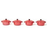 Bộ 4 nồi mini Le Creuset 10cm Metalic model 2022