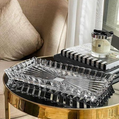  Đĩa pha lê Rogaska Crown Jewel 35x19cm 