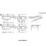 Bếp từ 4 vùng AEG tích hợp hút mùi âm bàn 2 in 1 IDE84242IB - Sản xuất tại Đức