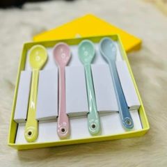  Set thìa cà phê 4 màu pastel 