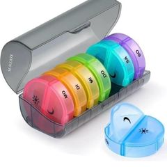  Hộp đựng thuốc tuần Sukuos 2 ngăn 