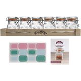 Bộ hộp đựng gia vị thủy tinh Kilner