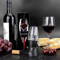  Lọc và tạo khí rượu vang Hotder Wein Dekanter 