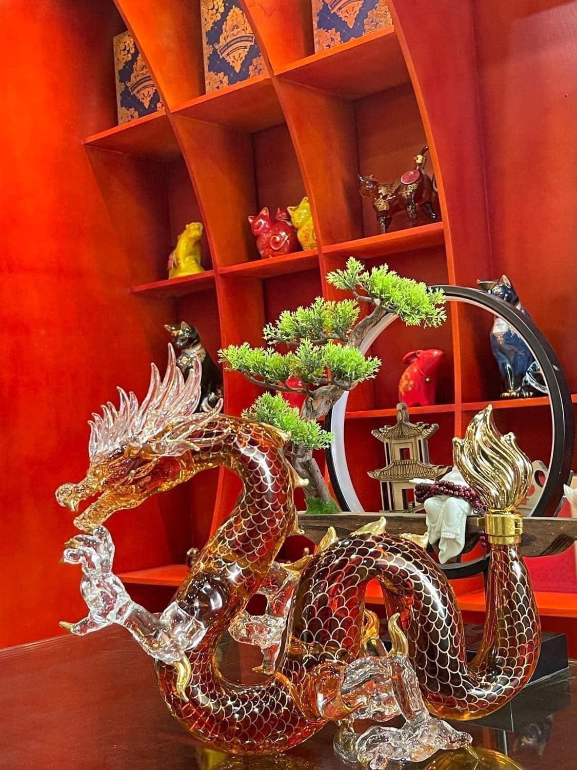 Rượu rồng Tết Long Khí Sinh Tài - Royal Rich XO Gold 23K Premium