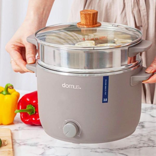 Nồi lẩu đa năng 2in1 vừa hấp vừa nấu Correlle 3L