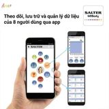 Cân thông minh phân tích chỉ số cơ thể kết nối App Salter 9192BK3R