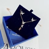 Bộ dây chuyền khuyên tai Swarovski