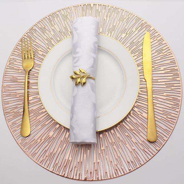 Bộ tấm lót bàn ăn 8 miếng Evevda hình tròn 38cm