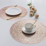 Bộ tấm lót bàn ăn 8 miếng Evevda hình tròn 38cm