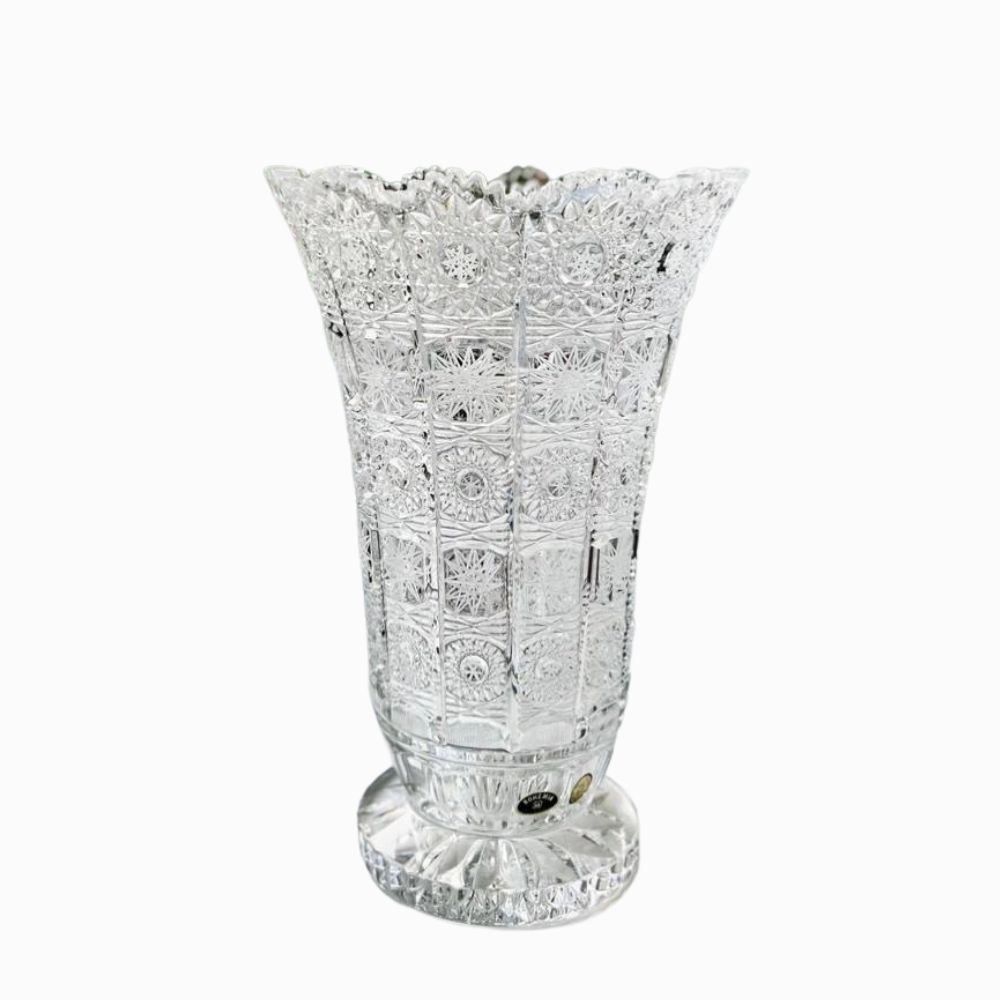 Lọ hoa pha lê chân đế tròn Bohemia Crystal M57